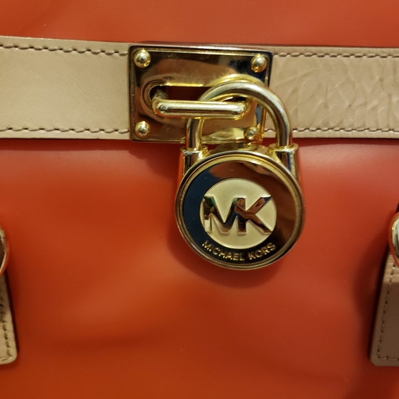 MICHAEL KORS HAMILTON Jelly Orange Tote - Picture 5 of 11